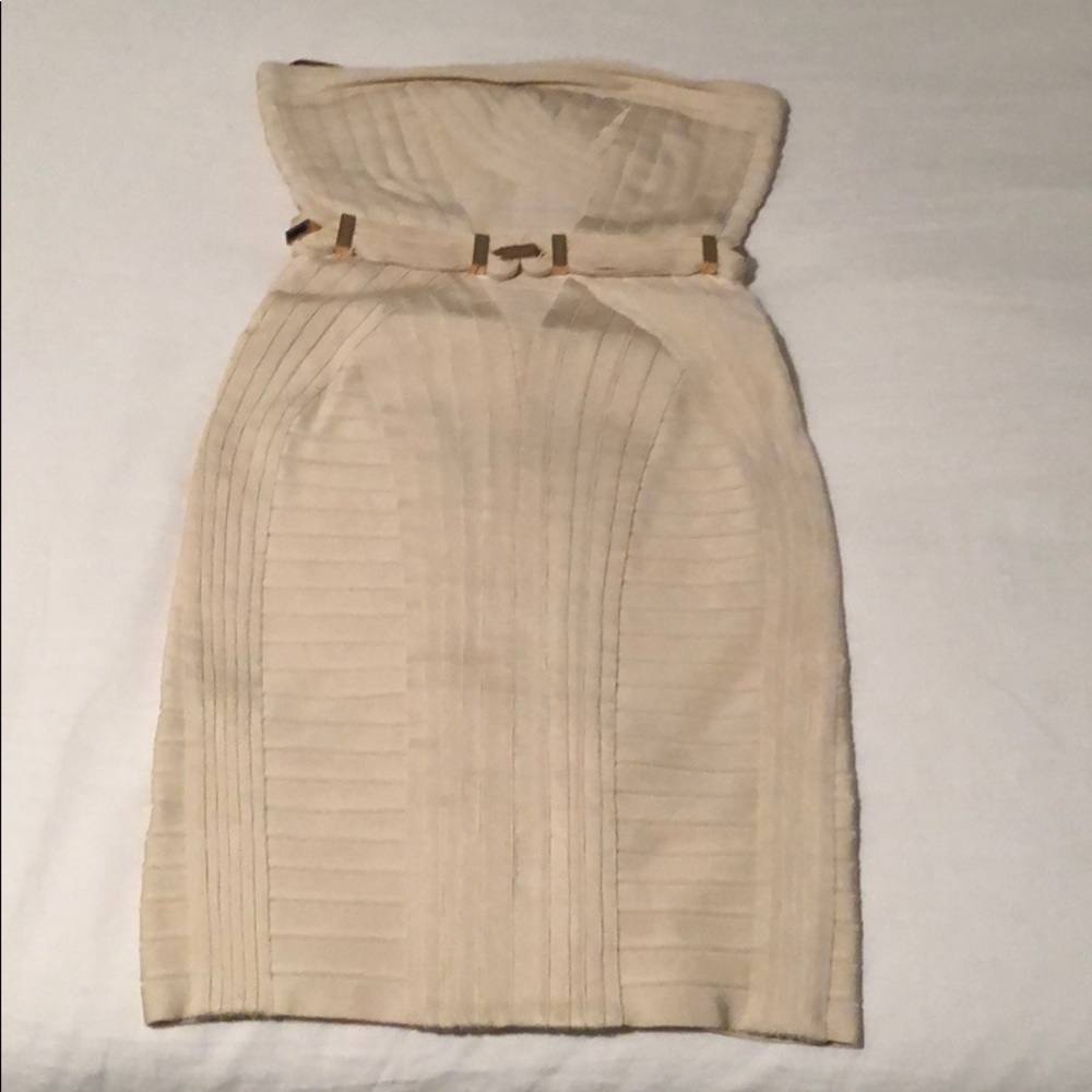 Herve Leger Belted Bandage Dress - Picture 2 of 4